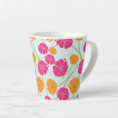 Floral Latte La De Da Mug (Angle droit)