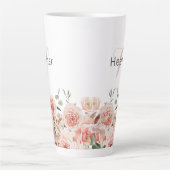 Floral Latte Mok (Voorkant)