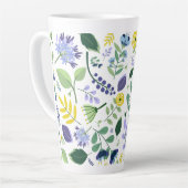 Floral Latte Mok (Linkerhoek)