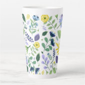 Floral Latte Mok (Voorkant)