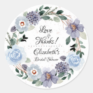 Floral Lavender Vrijgezellenfeest Ronde Sticker