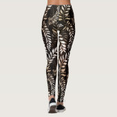 Floral Leaf Leggings (Achterkant)