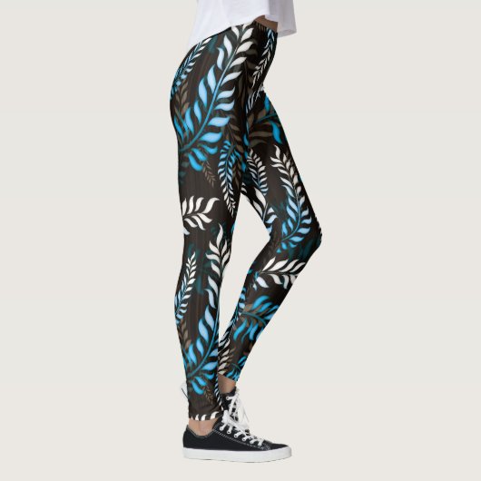 Floral Leaf Leggings (Rechts)