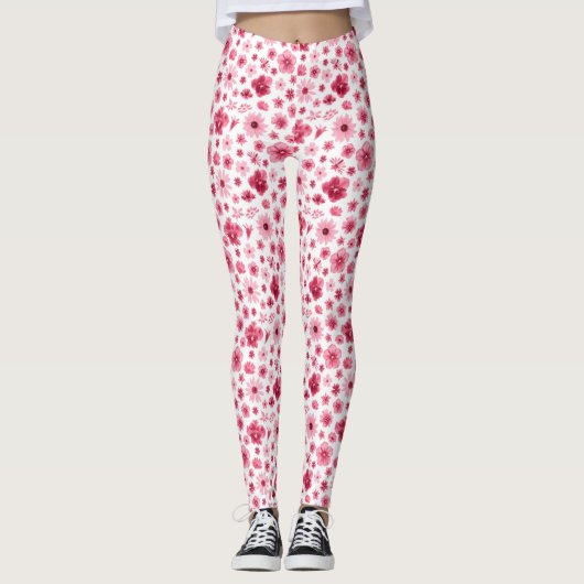 Floral leggings (Voorkant)