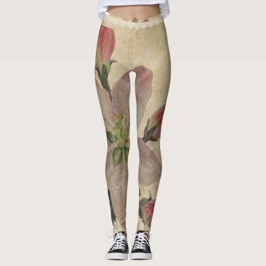 Floral : Leggings Vintages (Devant)