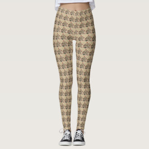 Floral : Leggings Vintages