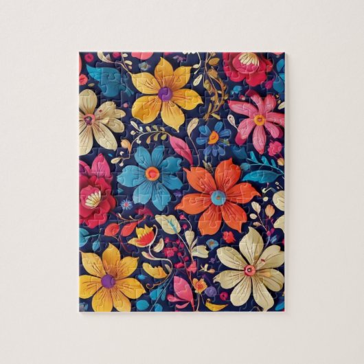 Floral Legpuzzel (Verticaal)