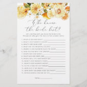 Floral lemon die het beste spel kent (Voorkant)