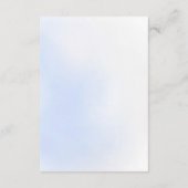 Floral lente bruiloft receptie informatiekaartje (Achterkant)