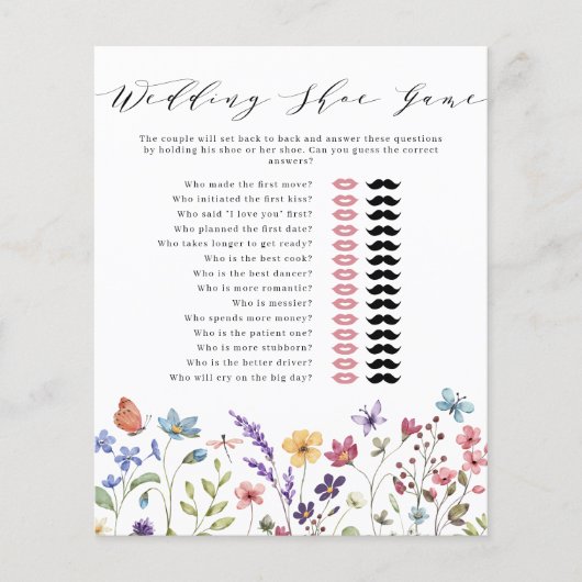 Floral lente zomer bruiloft schoen spel (Voorkant)