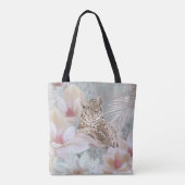 Floral Leopard Mode Tas (Achterkant)