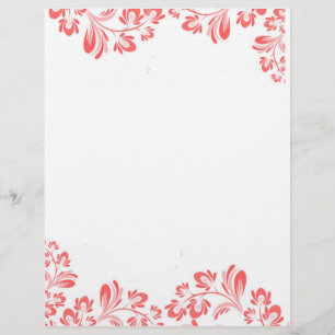 Floral Letterhead Briefhoofd