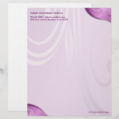 Floral Letterhead Custom Briefhoofd (Voorkant / Achterkant)