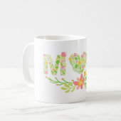 Floral Letters Koffiemok (Voorkant links)