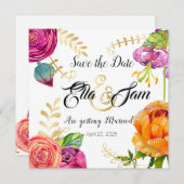 Floral leuke bruiloft (Voorkant / Achterkant)