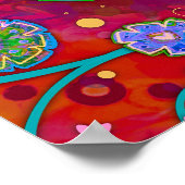 Floral Life is Tough Citation Inspiration Poster (Coin)