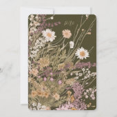  Floral Lijst Kaart (Achterkant)