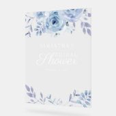 Floral Lilac Photo Booth Fête des mariées (Angle)