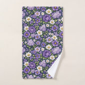 floral lilas (Serviette à main)