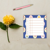 Floral Lined Frame - Blossom Time Sticky Notes