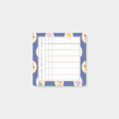 Floral Lined Frame - Blossom Time Sticky Notes (Voorkant)