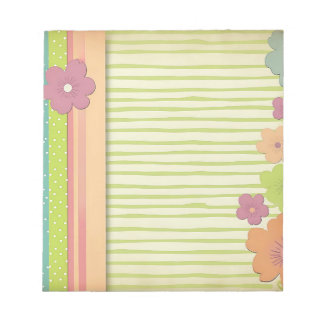 Floral Lined Notitieblok in Bright Spring Colors