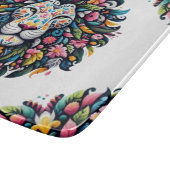 Floral Lion Silhouette Snijplank (Hoek)