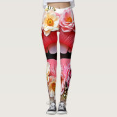 Floral Lips Artistry Leggings (Voorkant)