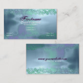 Floral Liquid Aqua Visitekaartje (Voorkant / Achterkant)