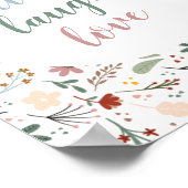 Floral Live Laugh Love Poster (Hoek)