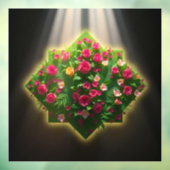 Floral Living Wall Digitale Kunst Raamsticker (Vel 3)