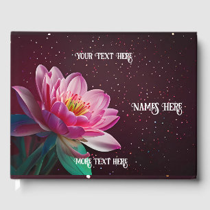 "Floral Lotus Wedding Suite Sterrennacht Romance Gastenboek