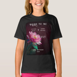Floral Lotus Wedding Suite   Sterrennacht Romance T-shirt