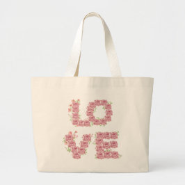 Floral Love Canvas tas