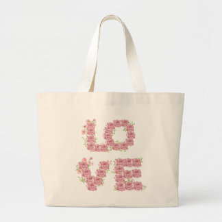 Floral Love Canvas tas