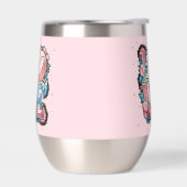 Floral LOVE Design avec Bouteille d'eau papillons (Gauche)