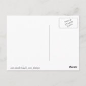 Floral Love Heart Briefkaart (Achterkant)