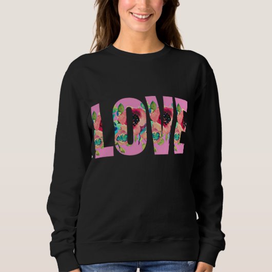 Floral Love Sweatshirt (Devant)