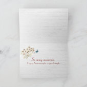 Floral Love Text on Wood Kaart (Binnen)