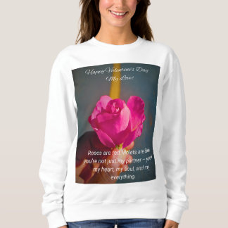 Floral Love - Valentijnsdag Hoodie Trui