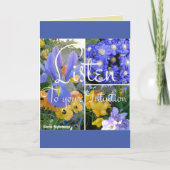 Floral luistert naar uw Kaart met uw intuïtieve st (Voorkant)