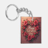 Floral Luxury Beautiful Love Modern Collection Sleutelhanger (Voorkant Links)