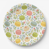 Floral Macaron Paper Bord (Voorkant)