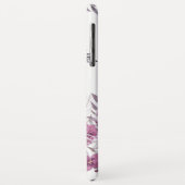 *~* Floral Magenta Hydrangea Waterverf Feminine Case-Mate iPhone Case (Achterkant/links)