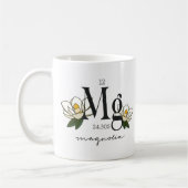 Floral Magnesium Element Koffiemok (Links)
