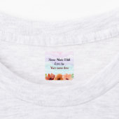 Floral Maison Pour Vous Petit Carré Étiquette (Apposé)