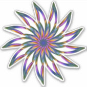 Floral Mandala Decoration Sticker (Voorkant)