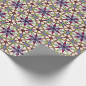 Floral Mandala Geometrie Cadeaupapier (Hoek)