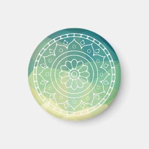 Floral Mandala Inspiratie Harmonie Magneet