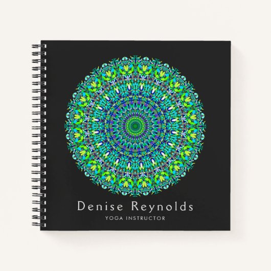 Floral  Mandala Notitieboek (Voorkant)